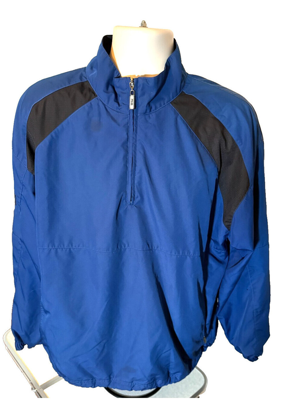 Ping Performance Dynamics Men L Blue Lightweight Golf Athletic Windshirt